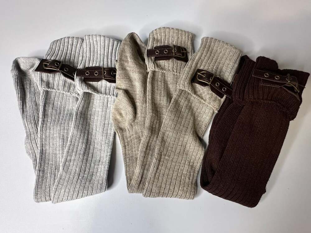Muk Luks Over The Knee Sock with Buckle Embellishment OSFM